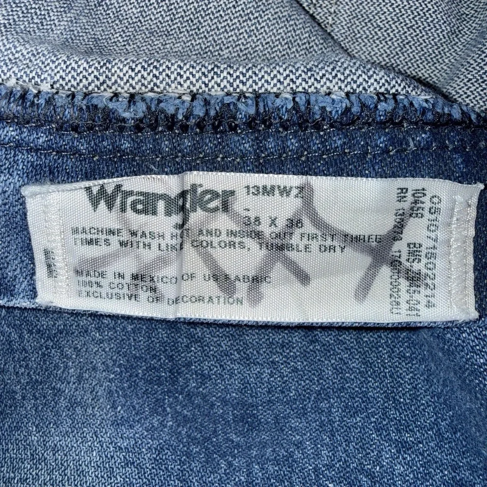Wrangler‎ Jeans 13MWZ Cowboy Cut Original Fit Mens 36x34 Tag36x36 Workwear Rodeo